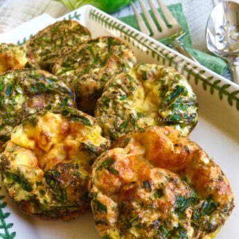 Mini Frittata with Asparagus and Six Italian Cheeses