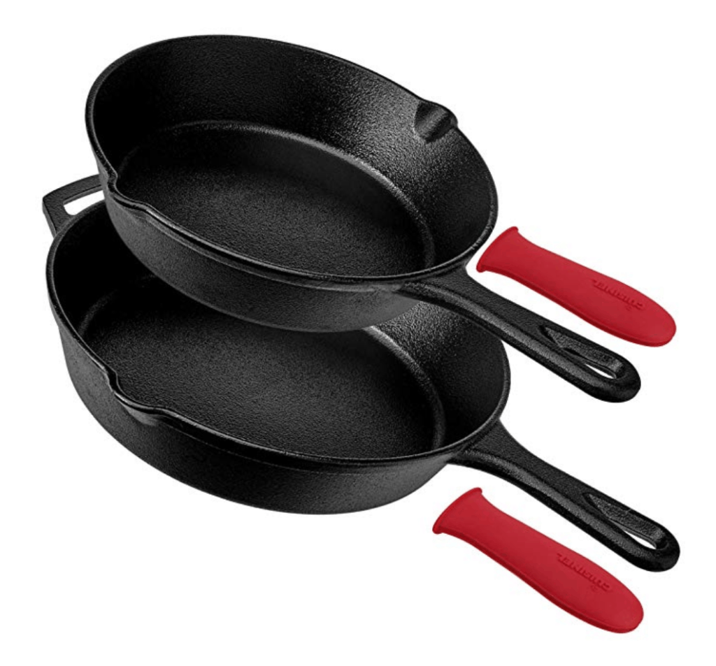 Pre-Seasoned Cast Iron Skillet Set