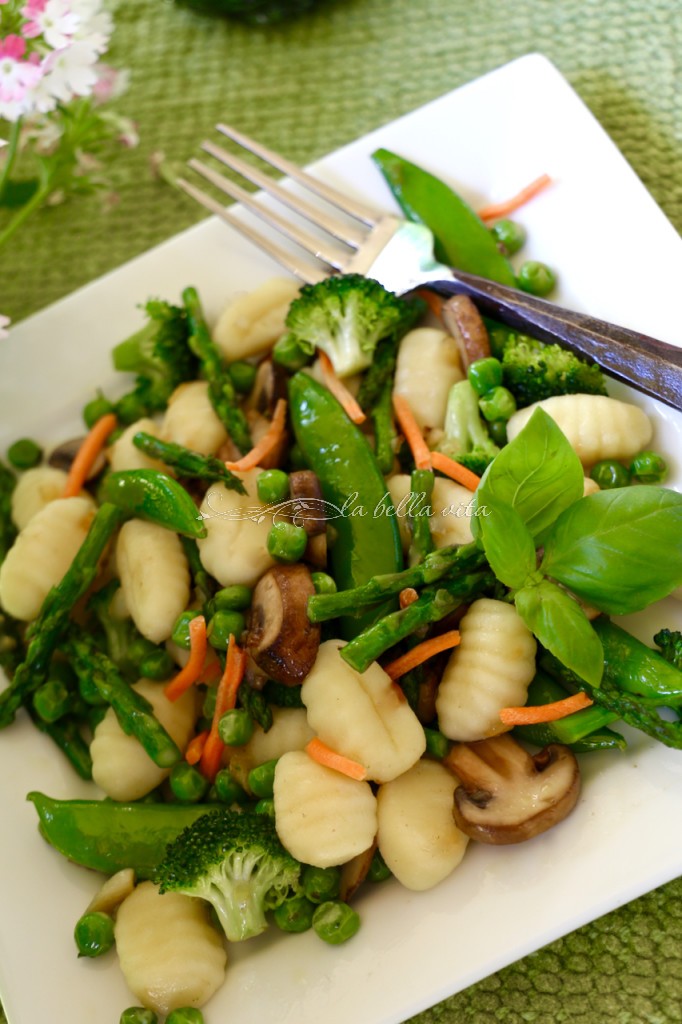 Gnocchi Primavera with Spring Asparagus and Peas