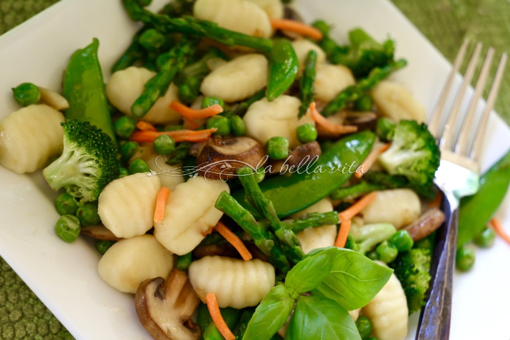 Gnocchi Primavera with Spring Asparagus and Peas