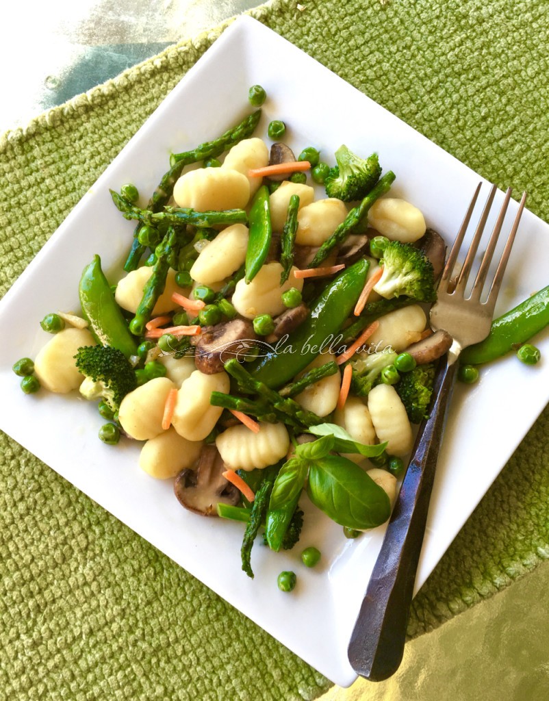 Gnocchi Primavera with Spring Asparagus and Peas