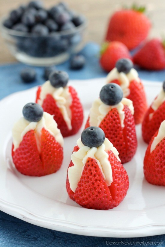 25 Top Pinned Red White and Blue Patriotic Recipes on Pinterest