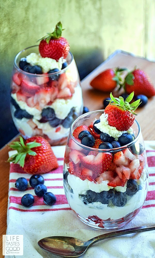 25 Top Pinned Red White and Blue Patriotic Recipes on Pinterest