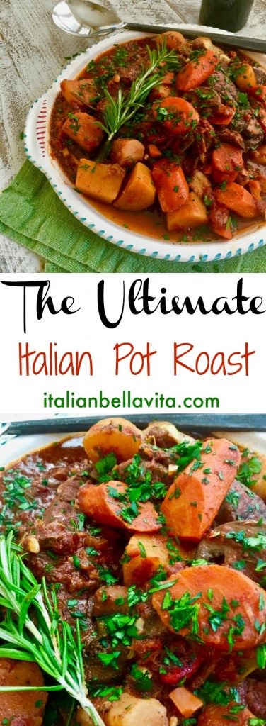 Italian Pot Roast with Vegetables (Stracotto Di Manzo) 