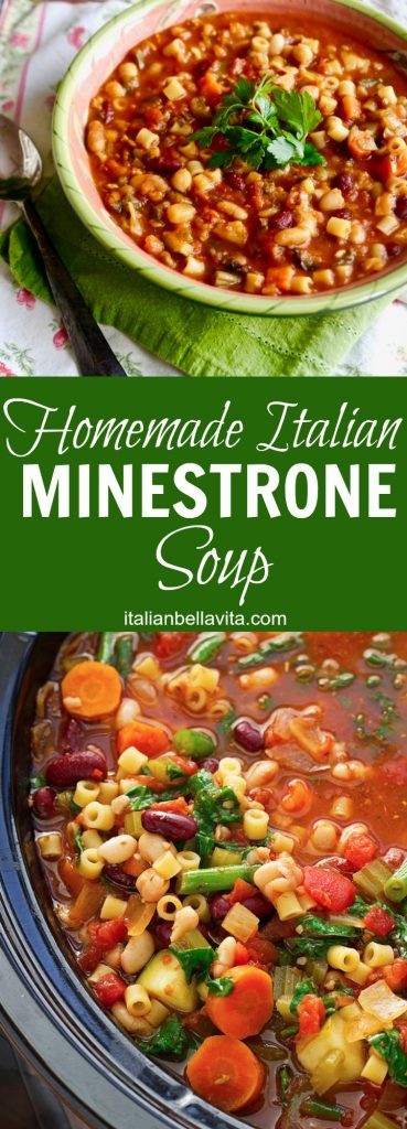 Classic Italian Minestrone Soup