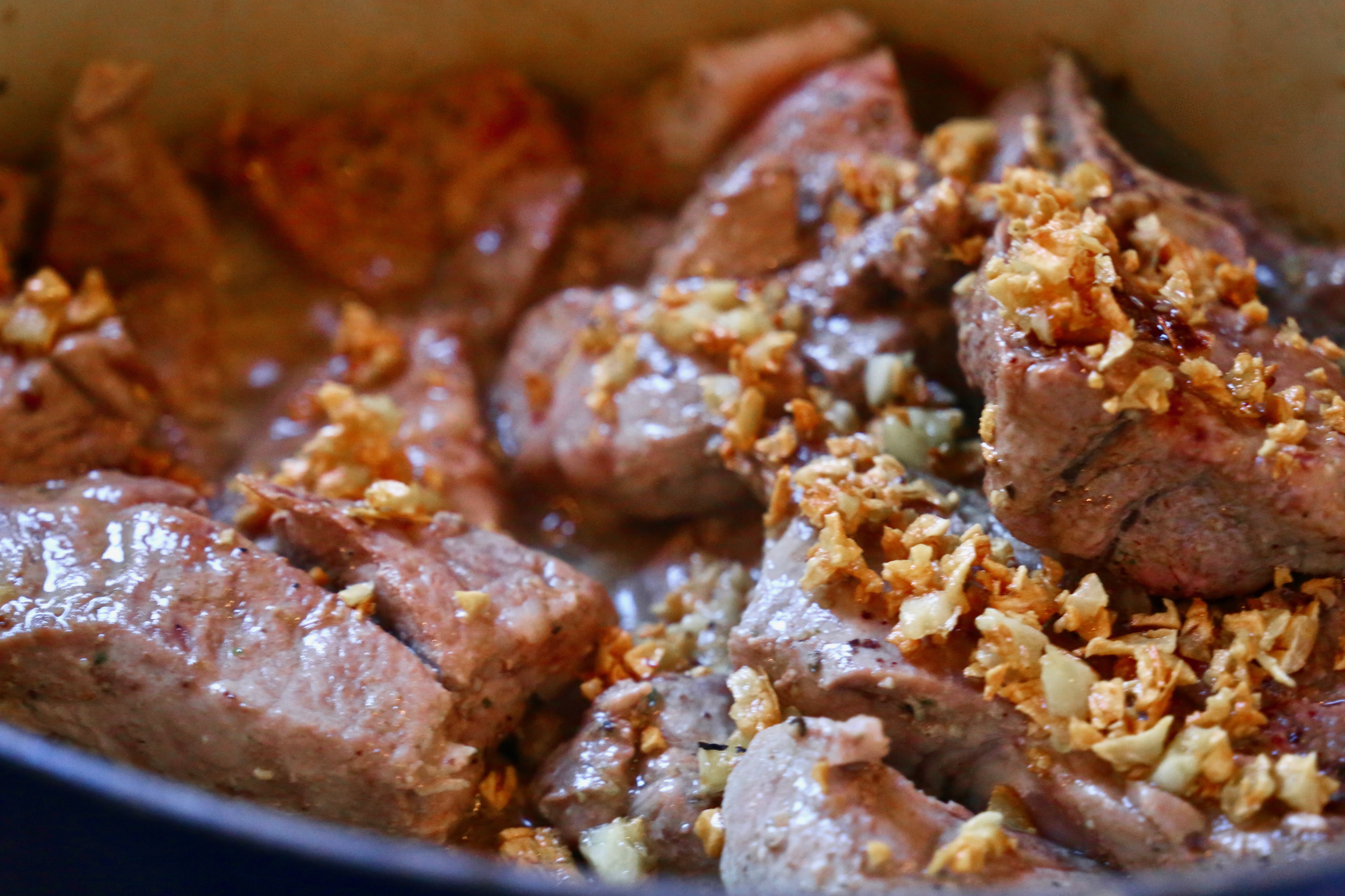 Italian Short Ribs with Garlic Rosemary Sauce