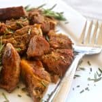 Italian Short-Ribs in Garlic Rosemary Sauce