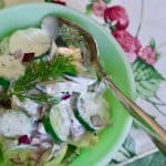 Creamy Cucumber Salad Kissed Garlic