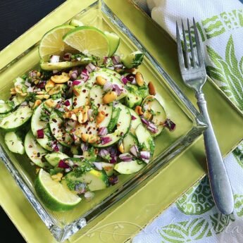 BEST Thai Cucumber Salad