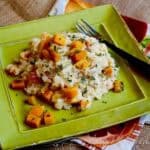 Roasted Butternut Squash Risotto with Sage