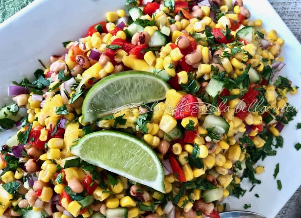 Corn and Black Eyed Pea Salad