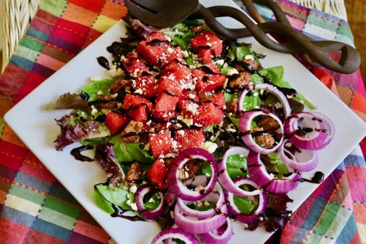 The Best Watermelon Salad