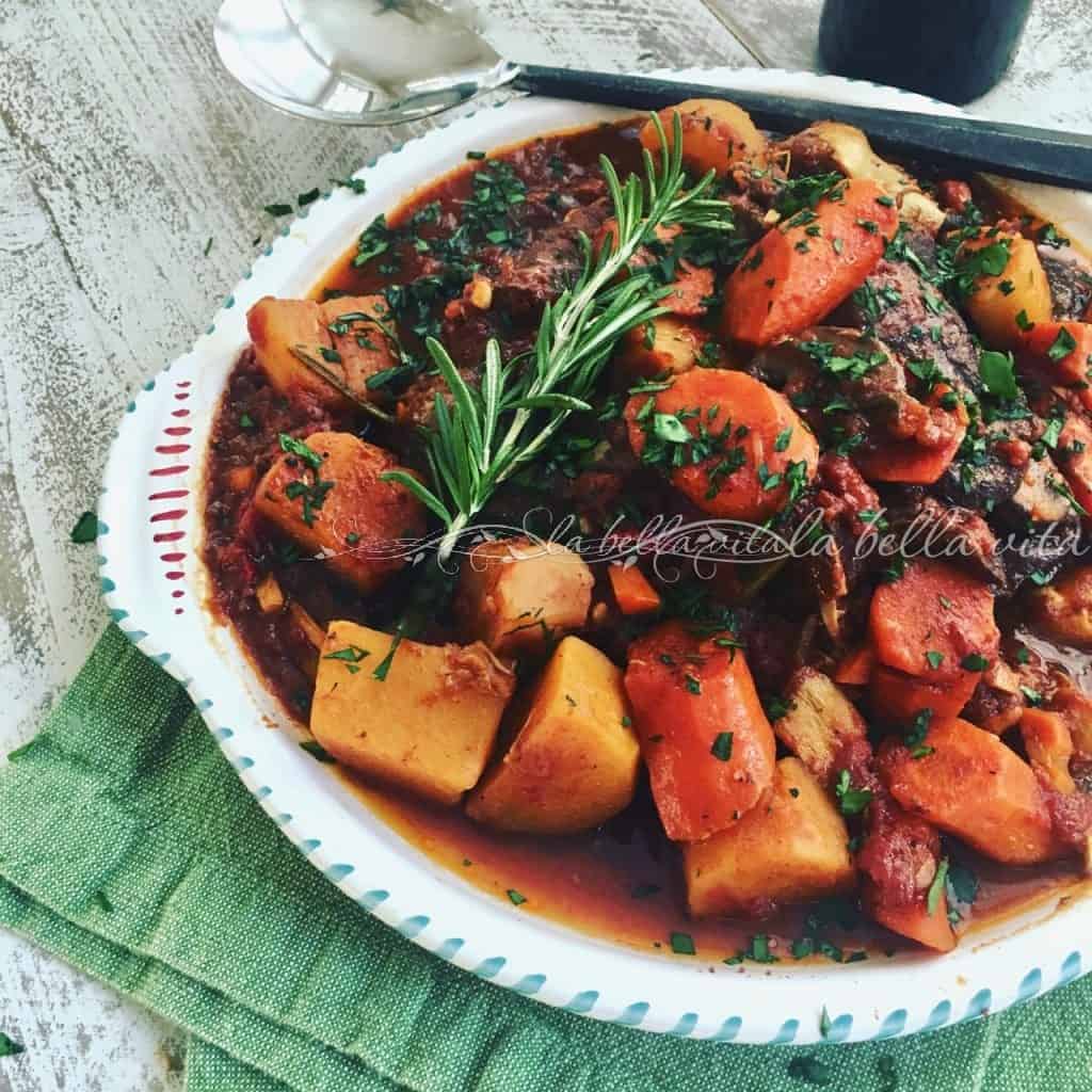 Italian Pot Roast with Vegetables (Stracotto Di Manzo)