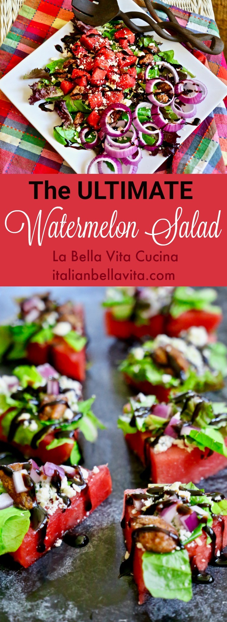 The Most Incredible Watermelon Salad