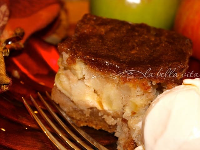 Caramel Glazed Apple Cake 