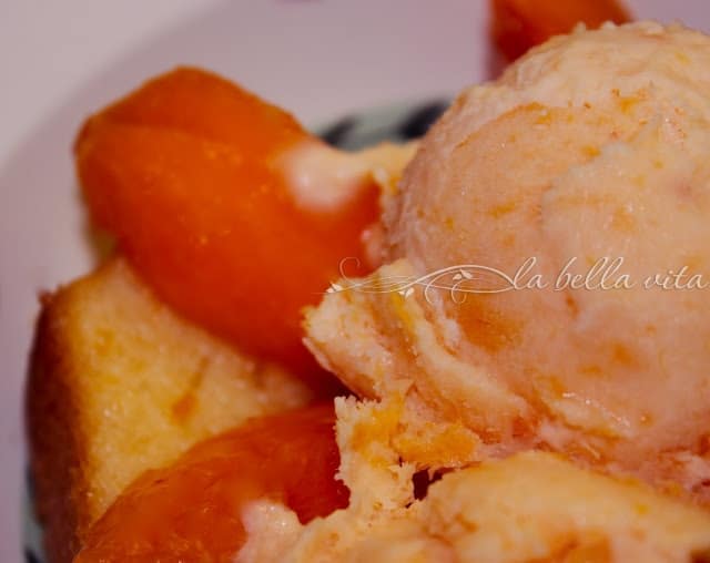 Luscious Fresh Peach Ice Cream