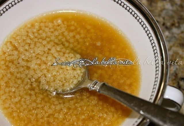 Pastina Soup Italian Childhood