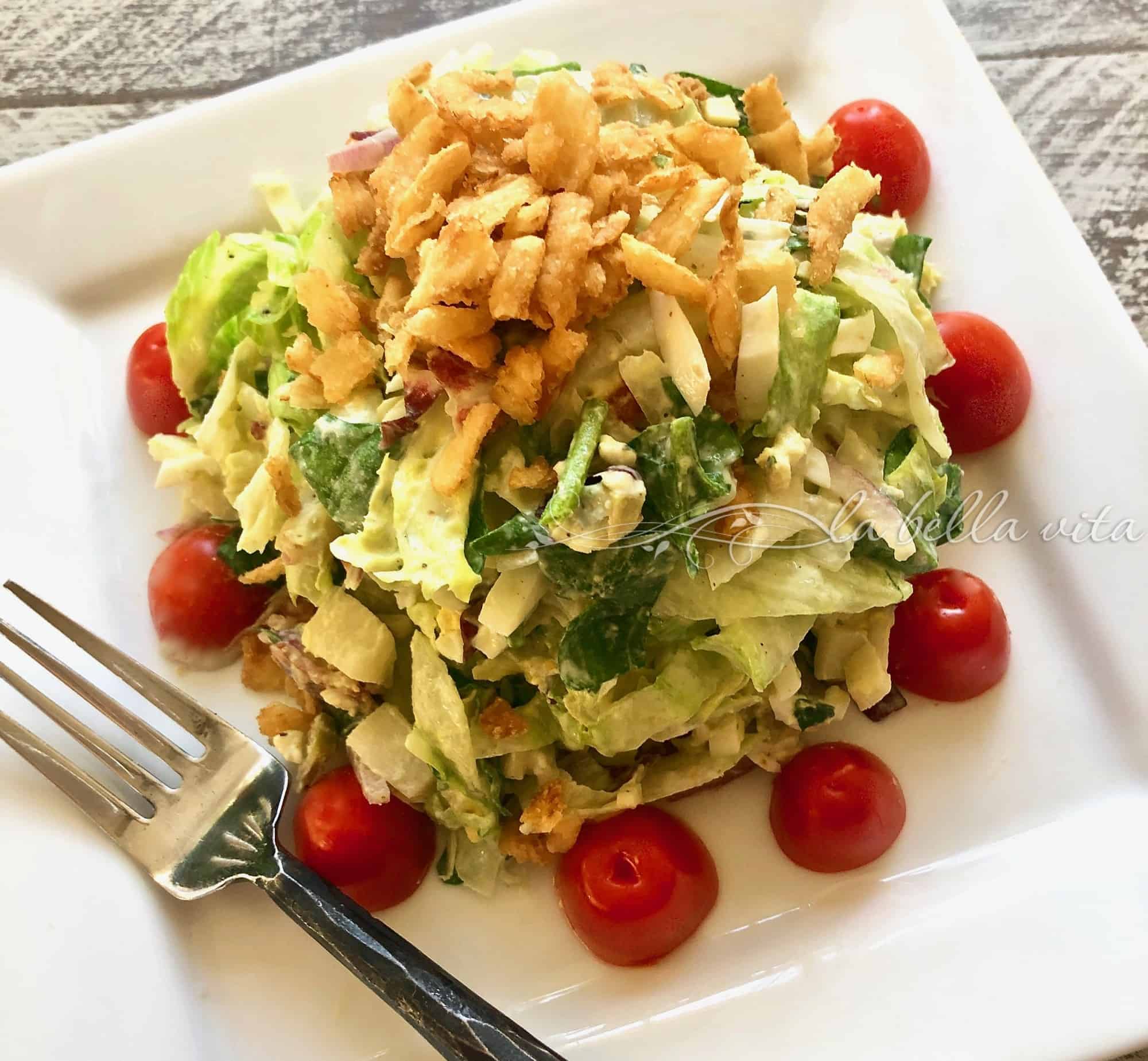 DOLE Salad Recipes - Cup Salads with Parmesan Straws