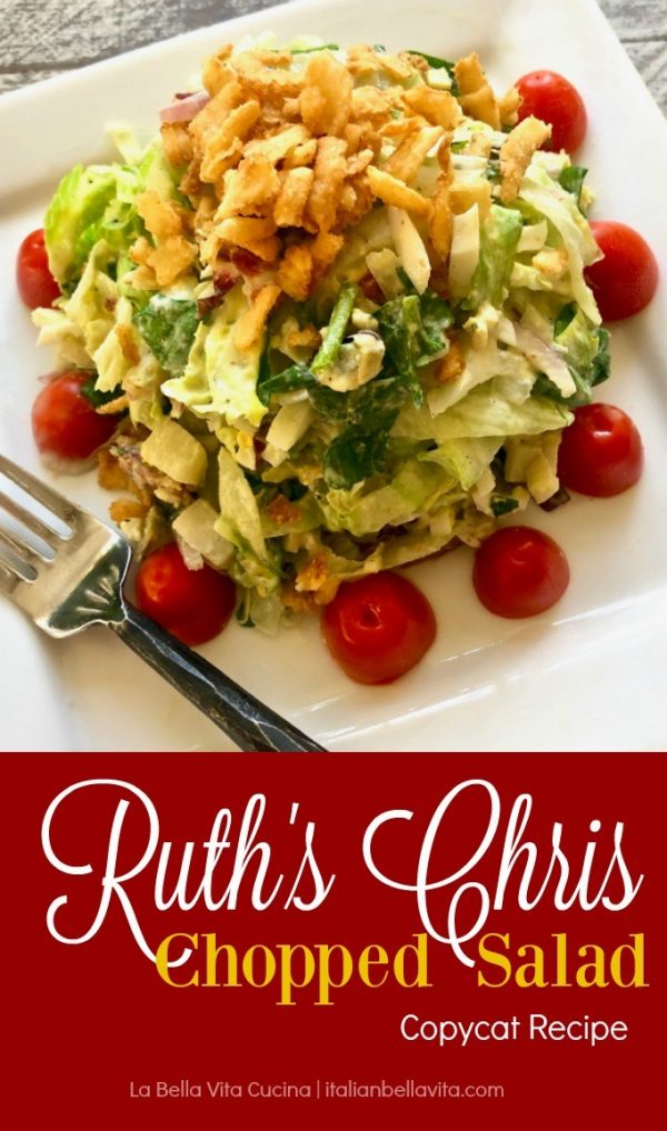 Ruth’s Chris Steakhouse Chopped Salad — Copycat Recipe is SO DELICIOUS