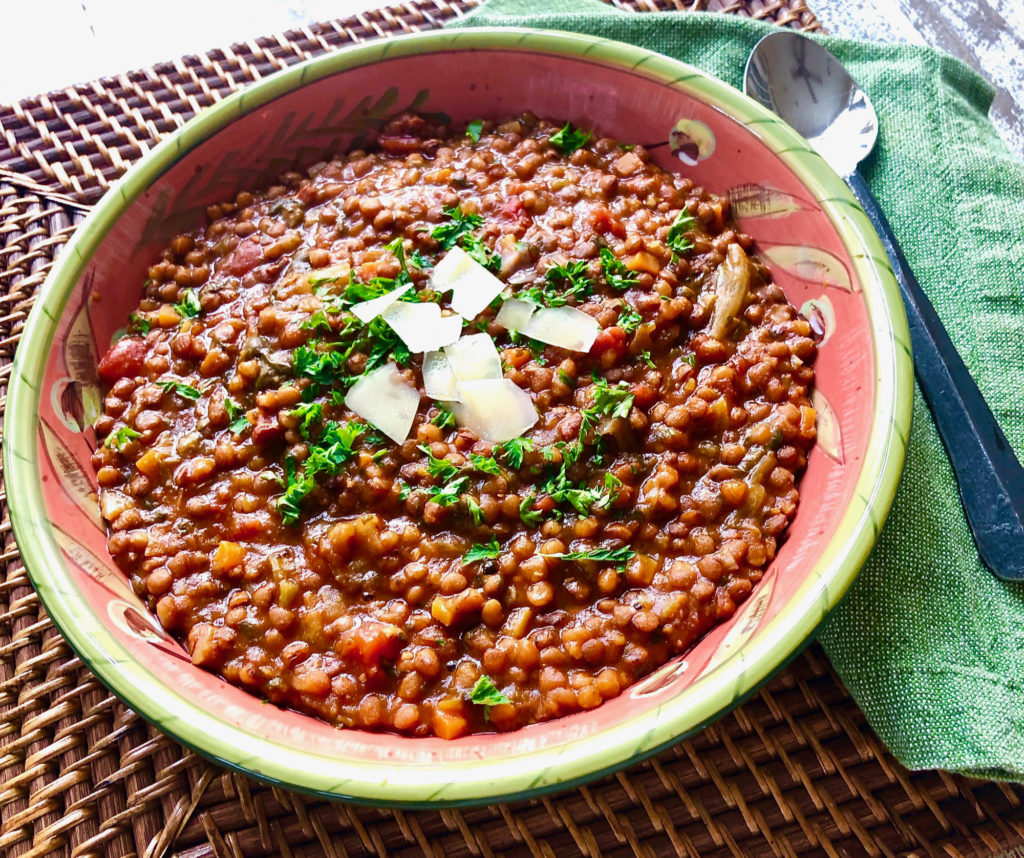 Italian Lentil Soup New Year's Tradition