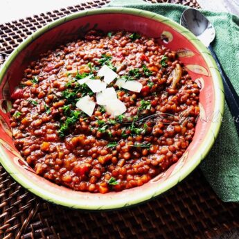 Italian Lentil Soup New Year's Tradition