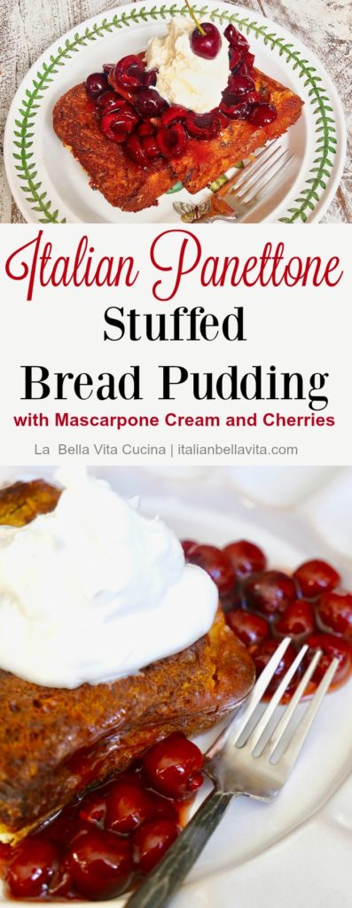 Italian Panettone Bread Pudding