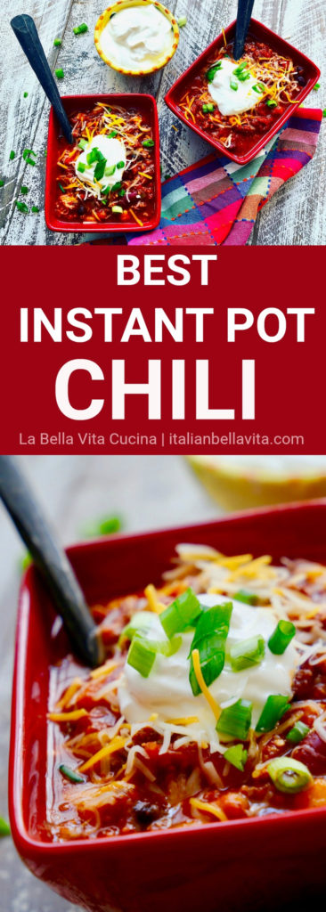 The BEST Instant Pot Chili