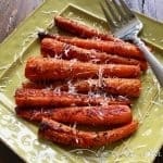 Roasted Parmesan Garlic Carrots