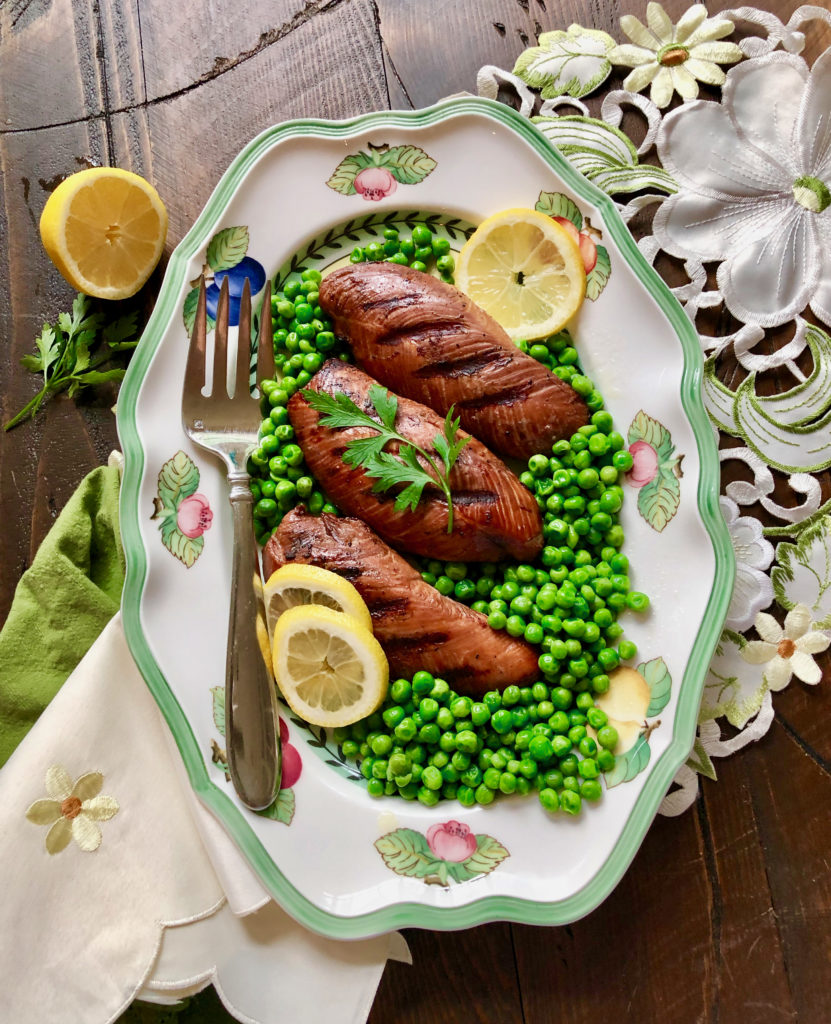 The Best Grilled Turkey Breasts Marinated In Garlic, Soy, and Ginger