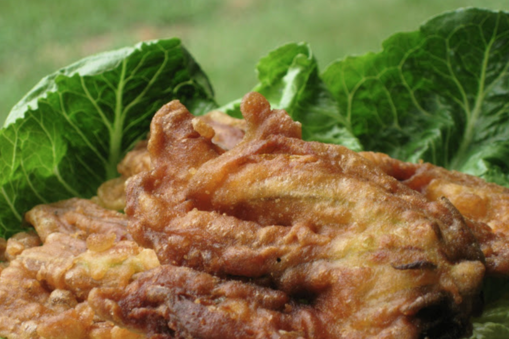 Fried Zucchini Blossoms