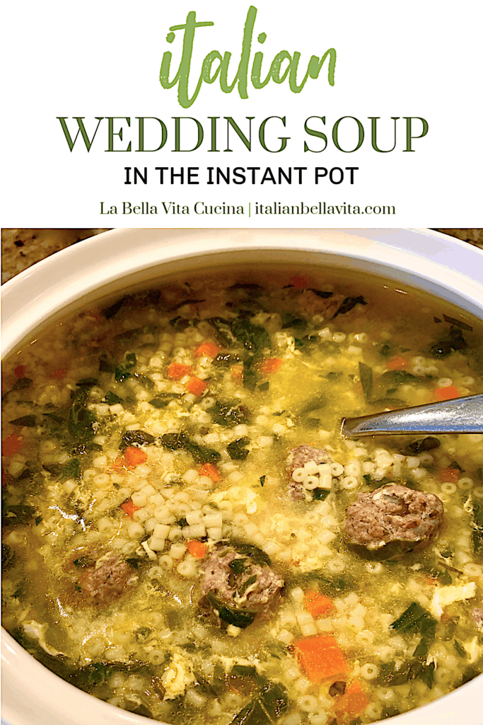 Classic Italian Wedding Soup in Instant Pot