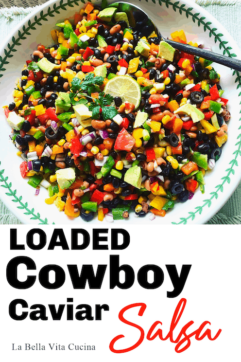 Loaded Cowboy Caviar Salsa