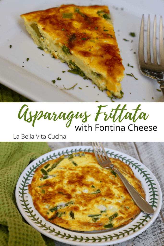 Asparagus Frittata with Fontina Cheese 