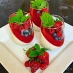 Panna Cotta with Strawberry Coulis (Fragole) ~ La Bella Vita Cucina