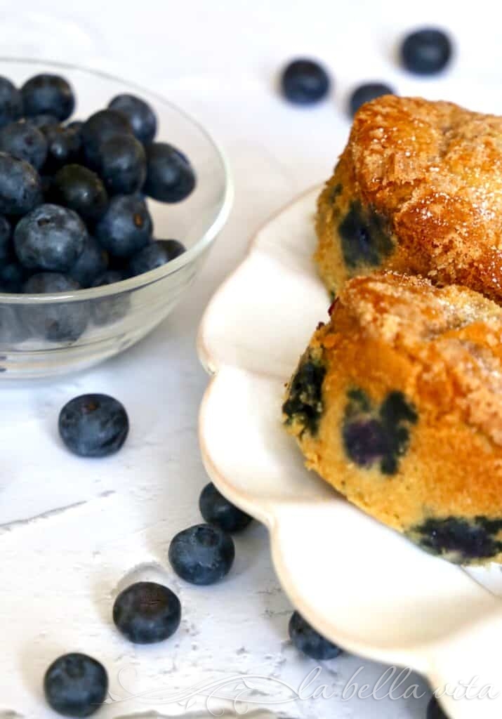 Blueberry Muffins with Streusel Topping