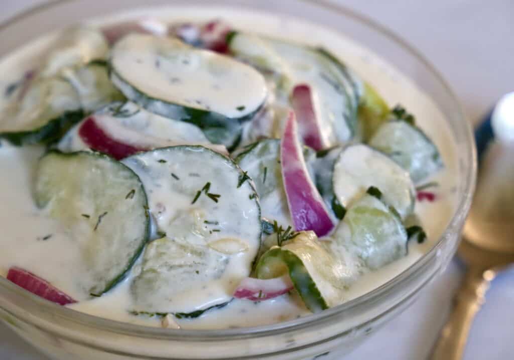 Creamy Cucumber Salad