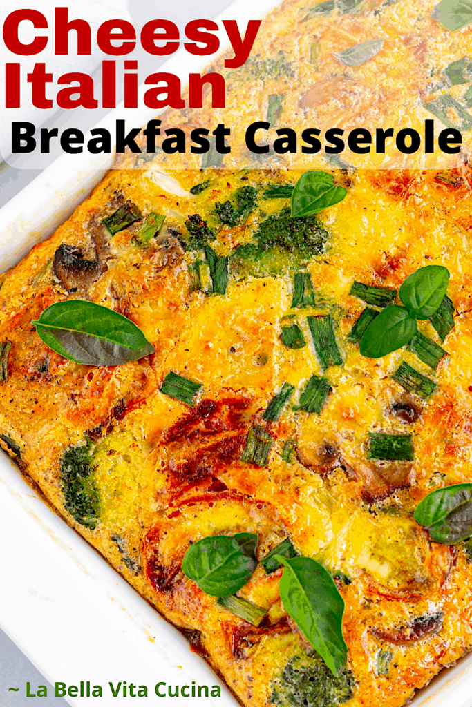 Loaded Breakfast Casserole with Sausage, Eggs, and Cheese