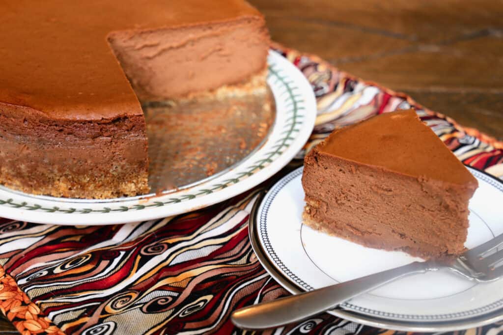 Italian Chocolate Espresso Mousse Cheesecake