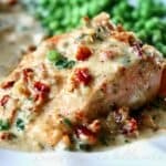 The BEST Tuscan Salmon in Creamy Sun-Dried Tomato Sauce