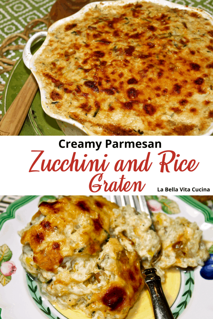 Creamy Parmesan Zucchini & Rice Graten