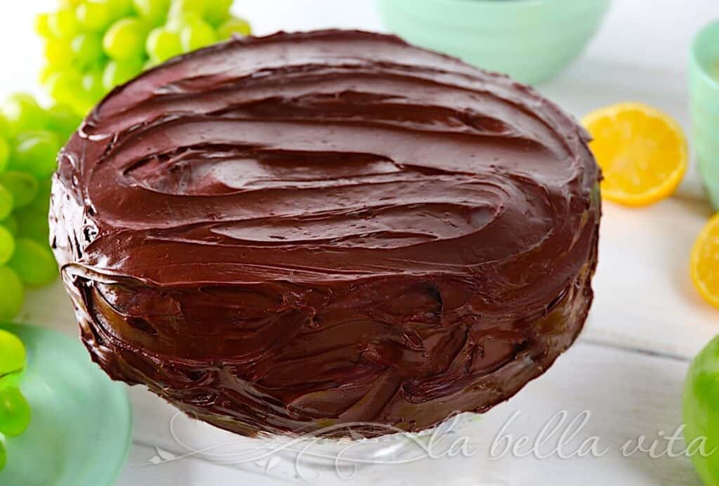 ULTIMATE, Decadent Dark Chocolate Cake with Ganache