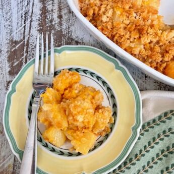 Classic Southern Pineapple Casserole | La Bella Vita Cucina