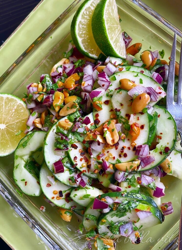 BEST Thai Cucumber Salad