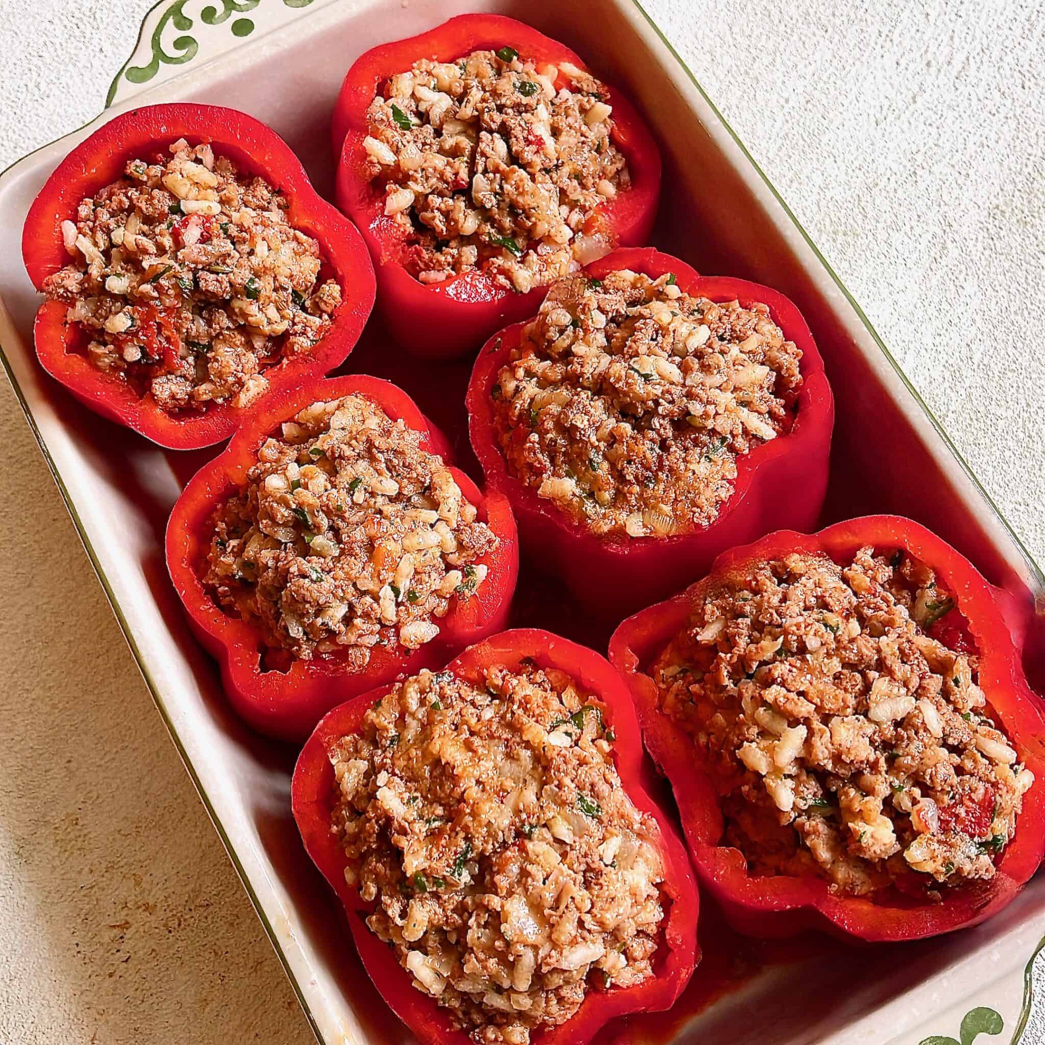How To Make The BEST Italian Stuffed Peppers La Bella Vita Cucina