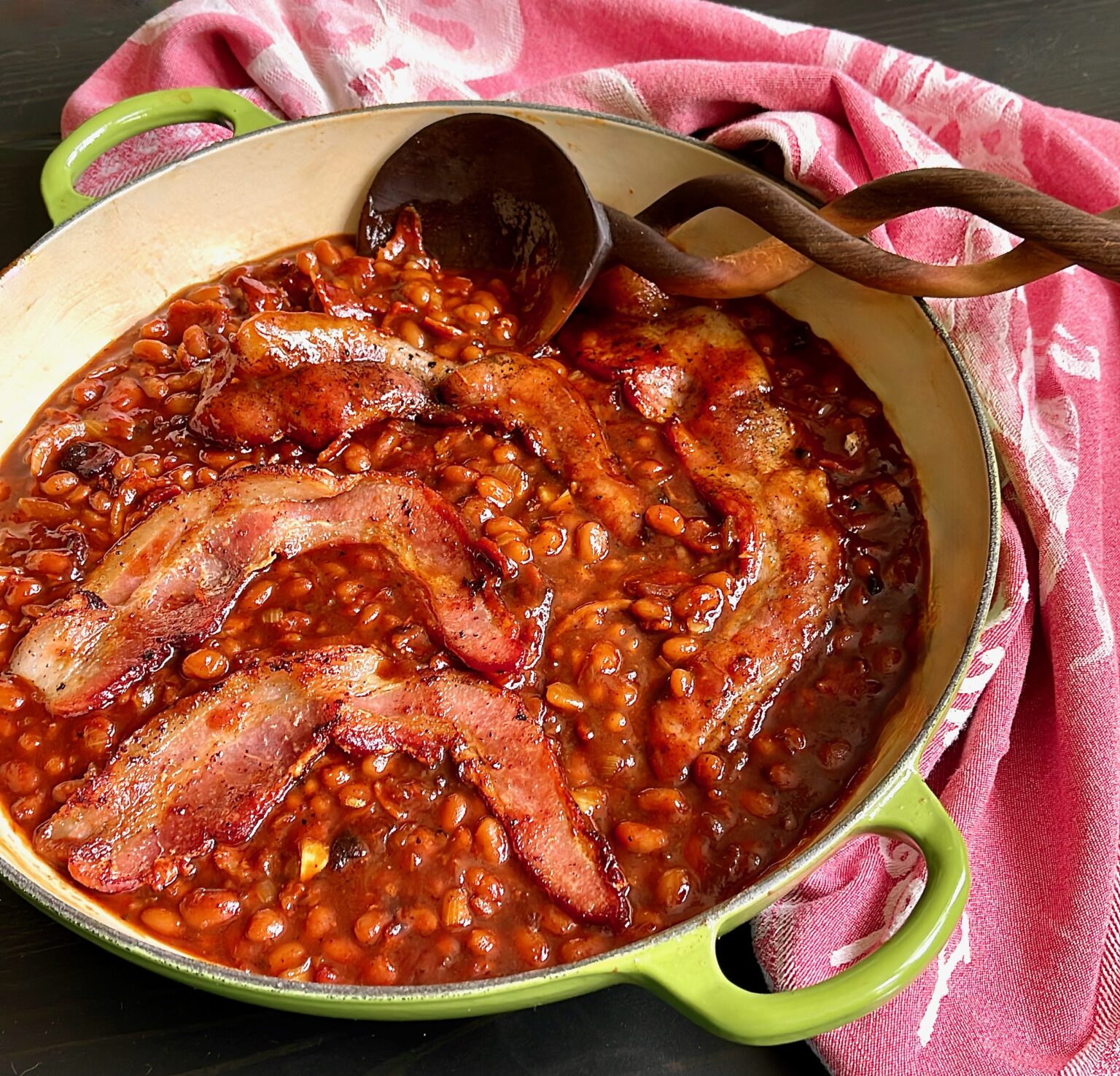 BEST Baked Beans with Bacon EVER La Bella Vita Cucina