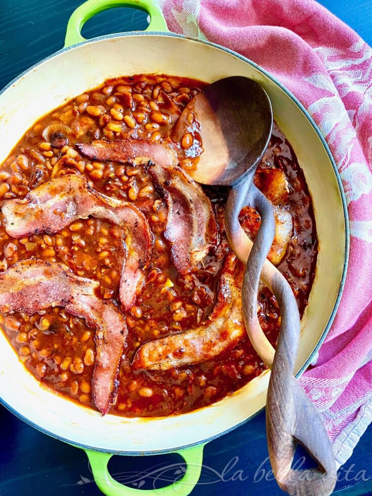 The BEST Baked Beans with Bacon