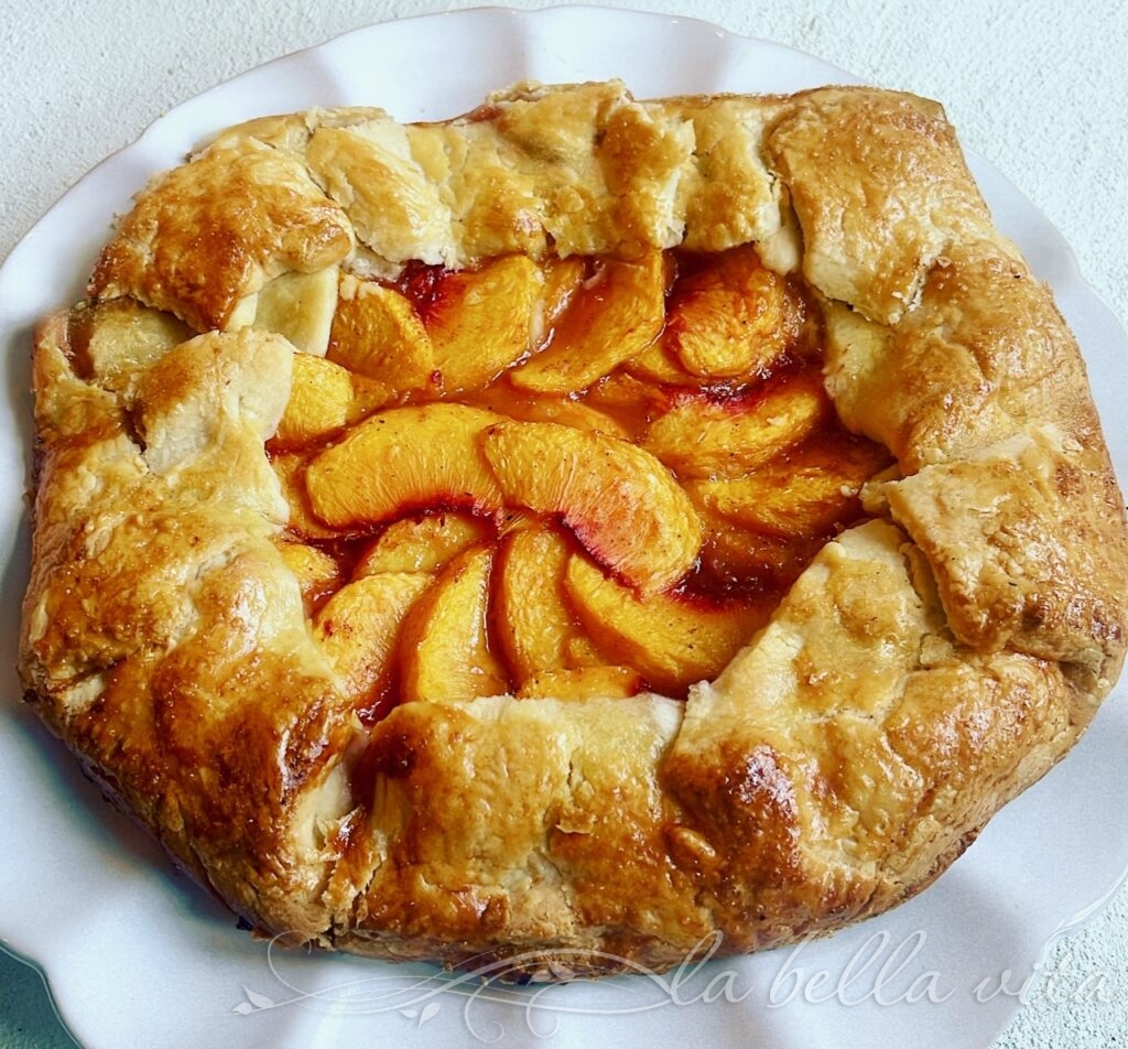 Rustic Italian Peach Crostata