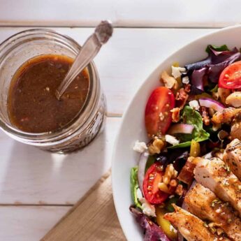 Cranberry Balsamic Vinaigrette with Garlic