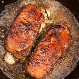 Pork Chops in Garlic Butter Sauce