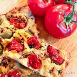 Classic Italian Focaccia Barese